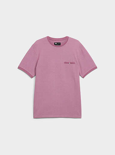 Embossed honeycomb T-shirt <b>Standard fit</b>