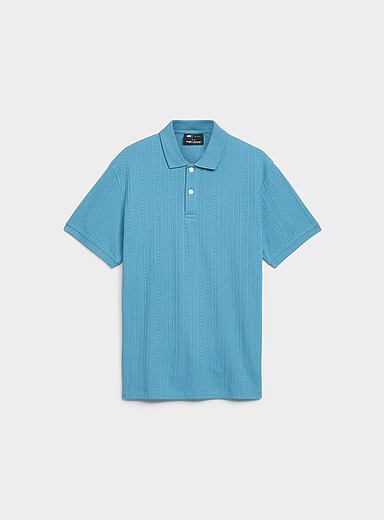 Le polo jersey travaill&eacute;