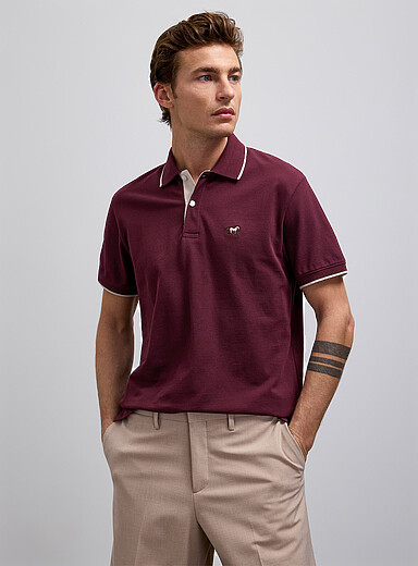 Summer embroidery piqu&eacute; polo