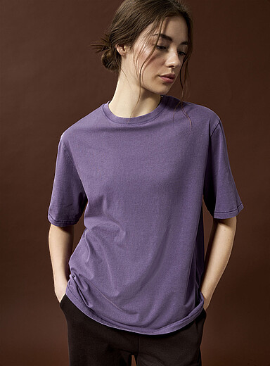 Faded boxy loose T-shirt