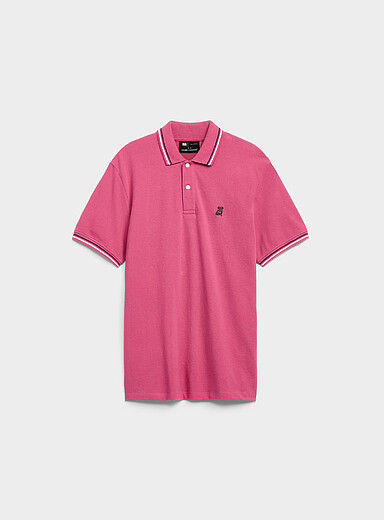 Le polo piqu&eacute; motif brod&eacute;