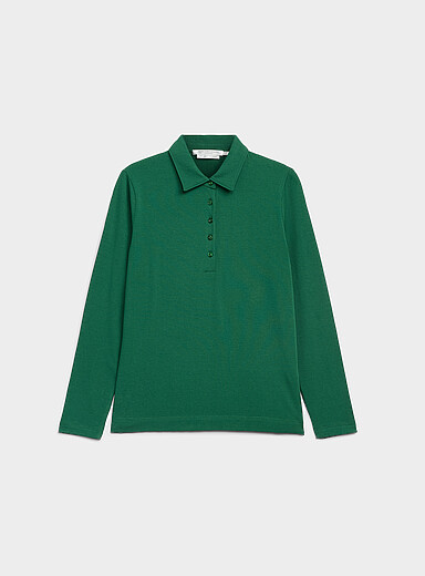 Le polo manches longues coton bio
