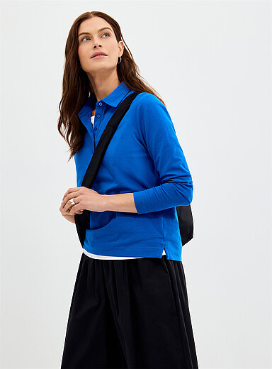 Le polo manches longues coton bio