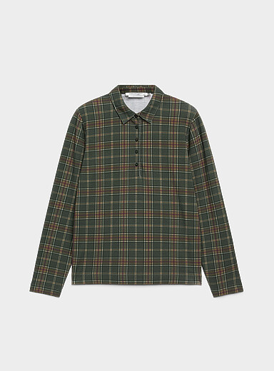 Le polo &agrave; motif coton bio