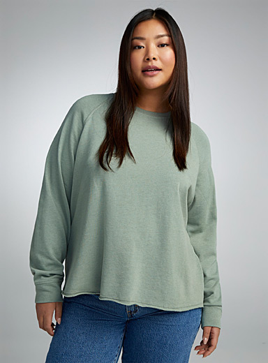 Large edge print sweatshirt
