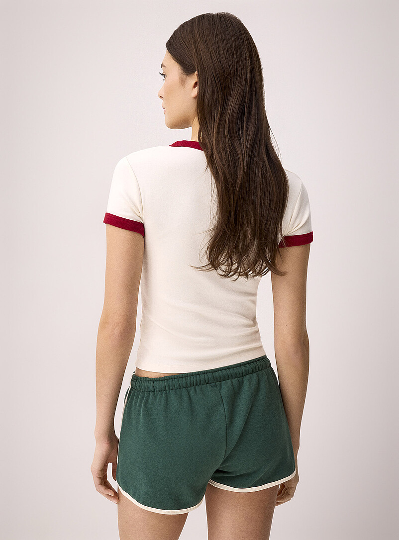 Graphic ringer T-shirt product image 3