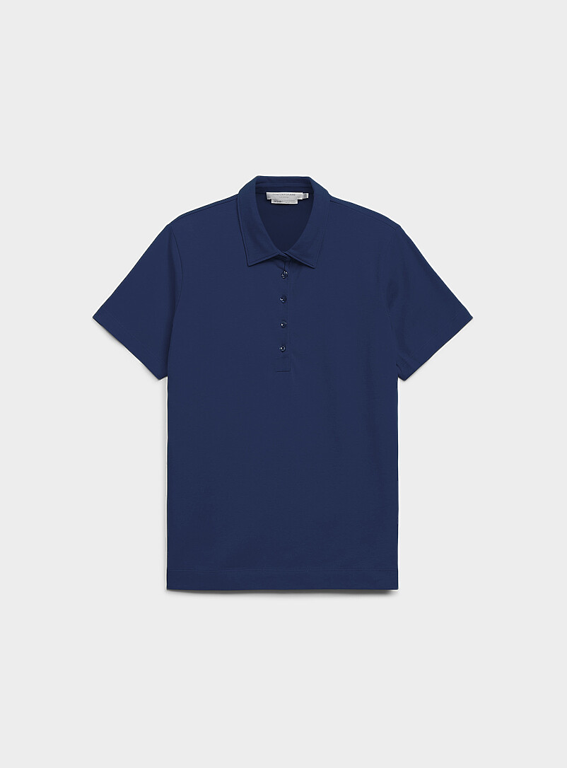 Solid Organic Cotton Polo Shirt