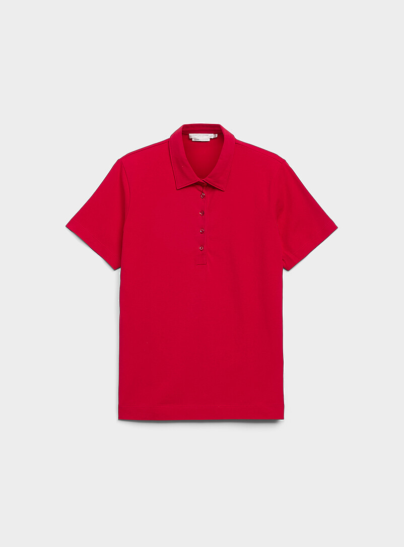 Solid Organic Cotton Polo Shirt