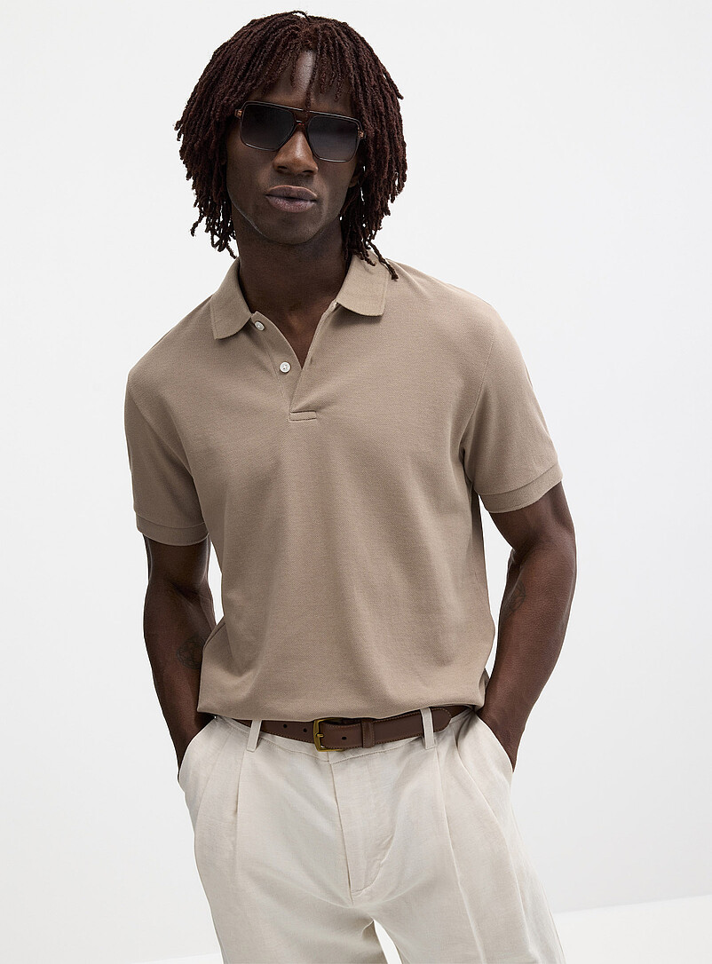 Minimalist Piqué Polo Standard Fit