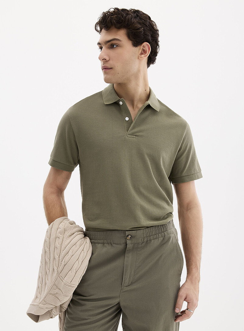 Minimalist Piqué Polo Standard Fit