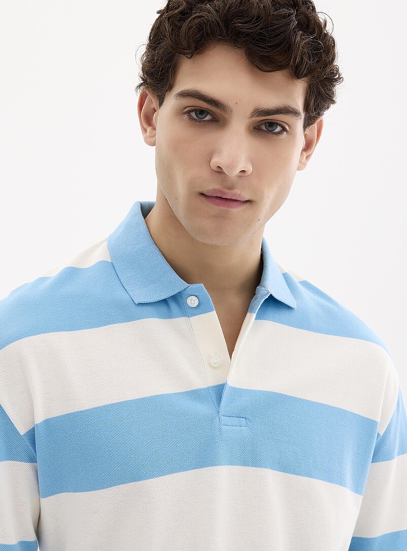 Club-stripe piqué polo Standard fit product image 2