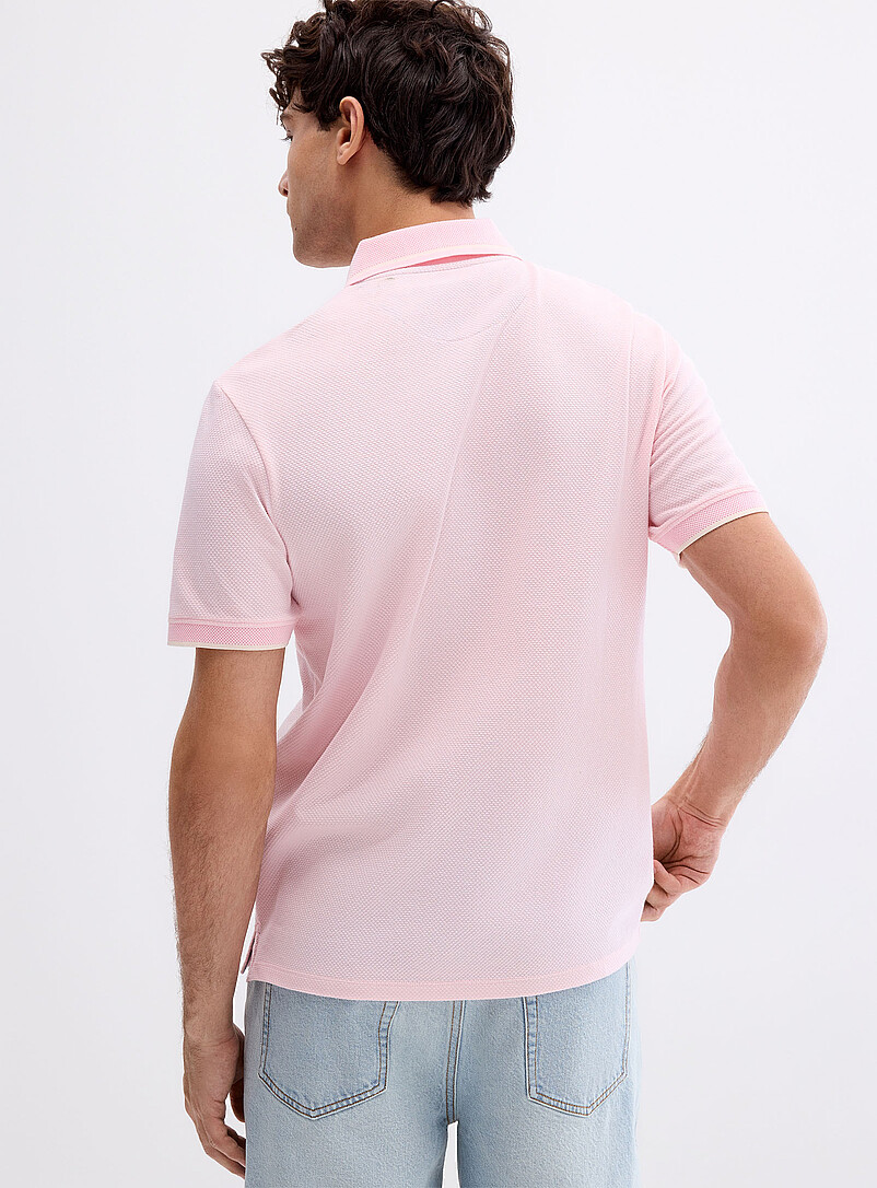 Embossed honeycomb polo Made with Liberty Fabric product image 3