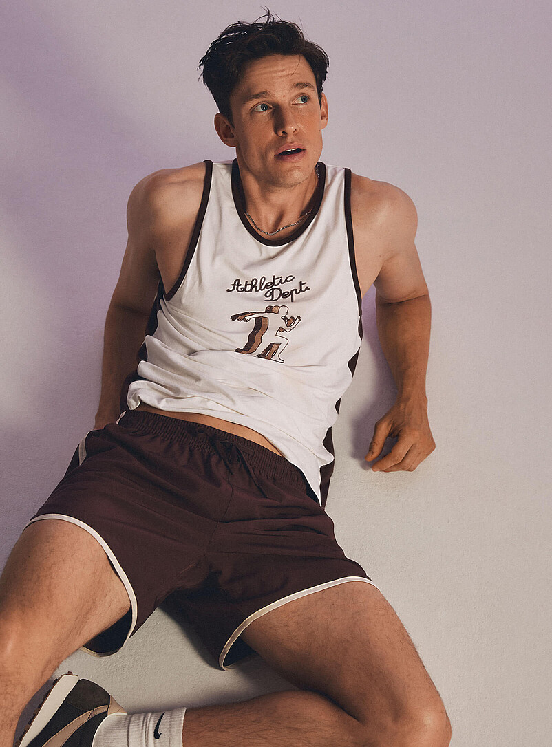 Retro Fitness Print Tank