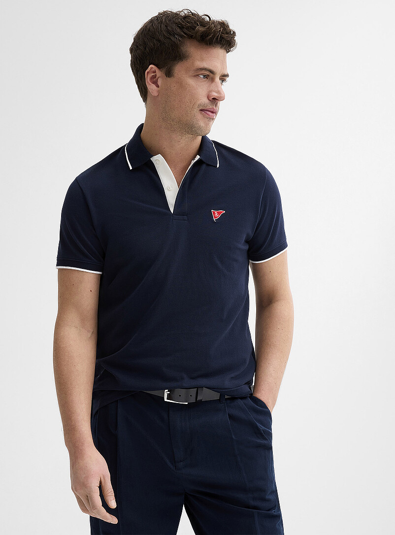 Summer Embroidery Piqué Polo