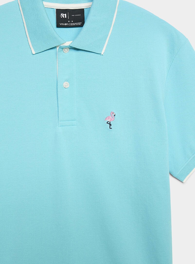 Summer embroidery piqué polo product image 2