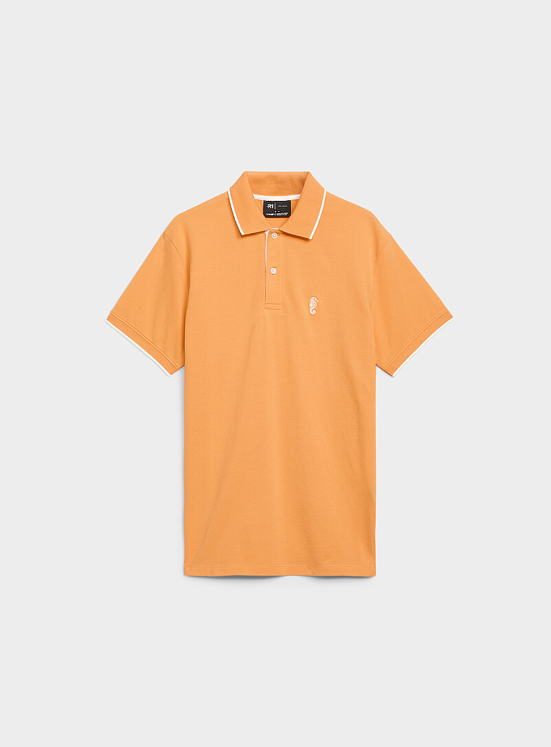 Summer Embroidery Piqué Polo