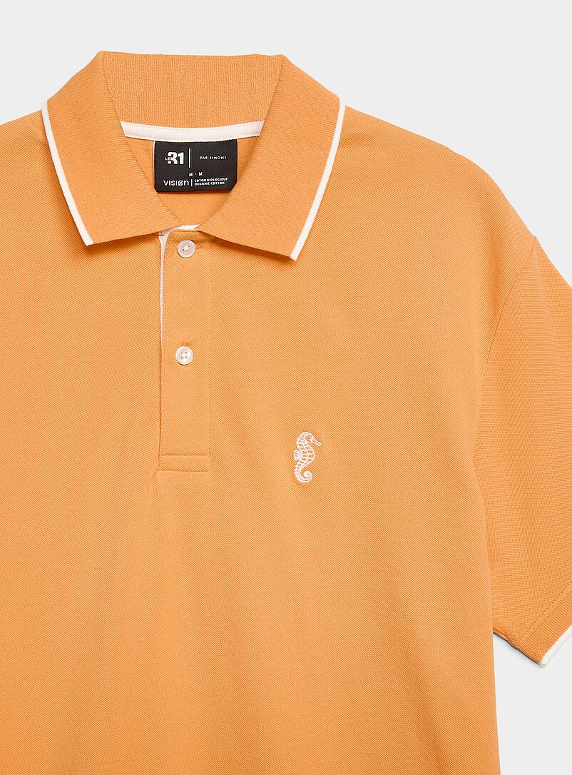 Summer embroidery piqué polo product image 2