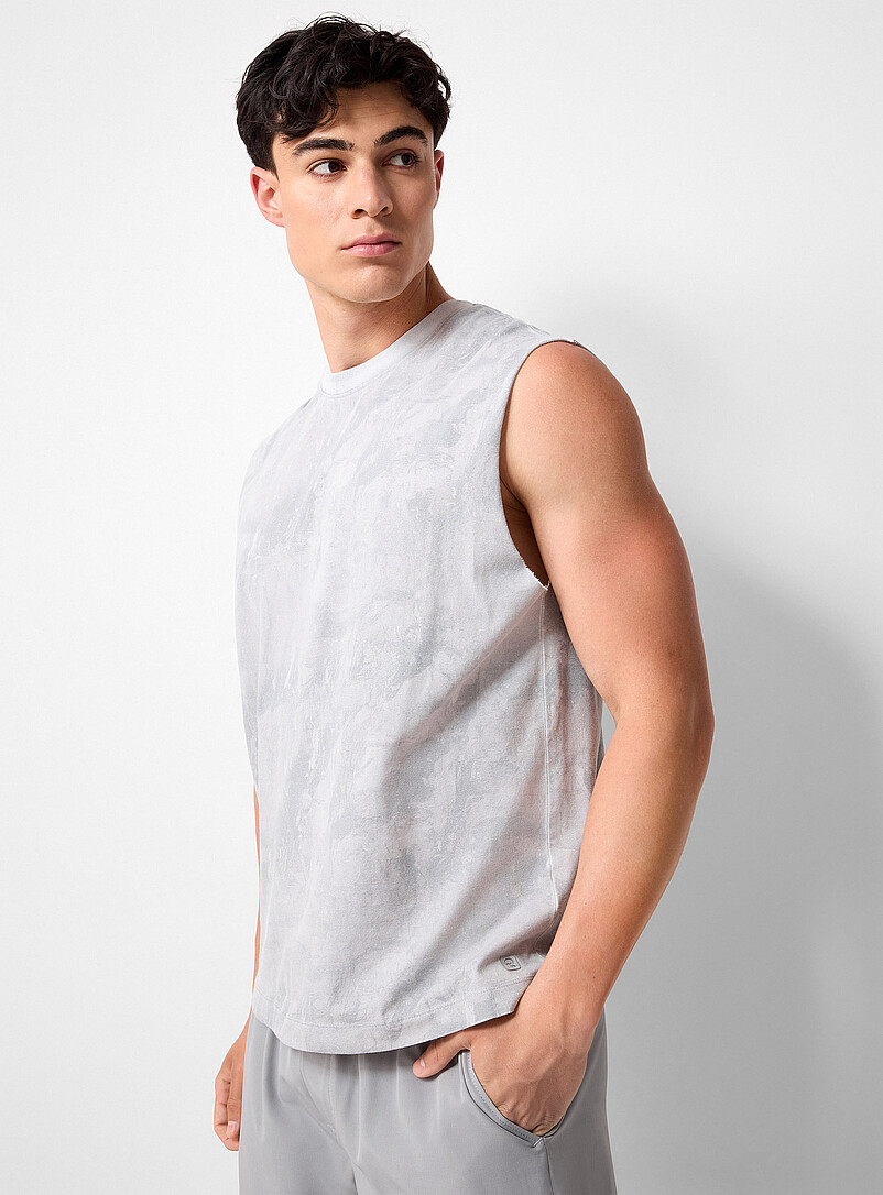 Faded Organic Cotton Muscle Tee