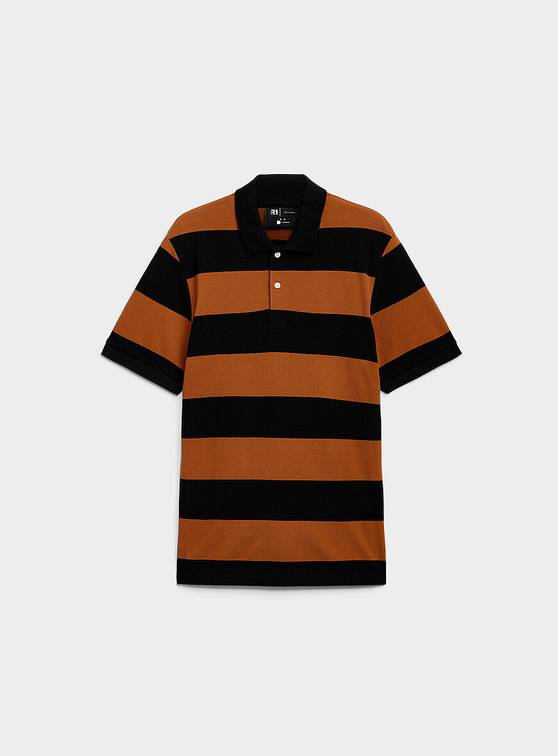 Club-Stripe Piqué Polo Standard Fit