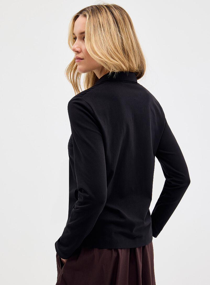 Organic long-sleeve polo product image 3