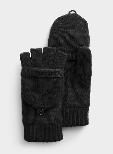 Le gant-capuchon uni pure laine