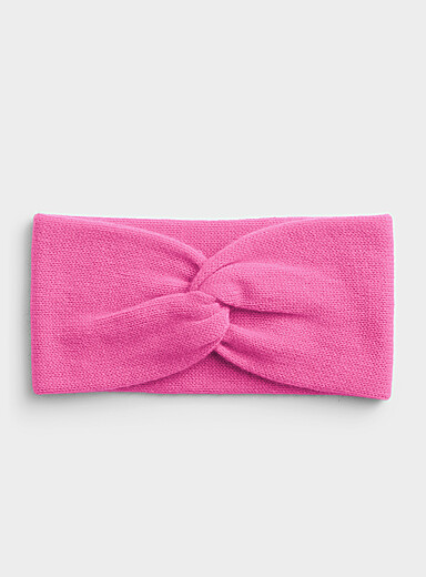 Le bandeau torsade pur cachemire
