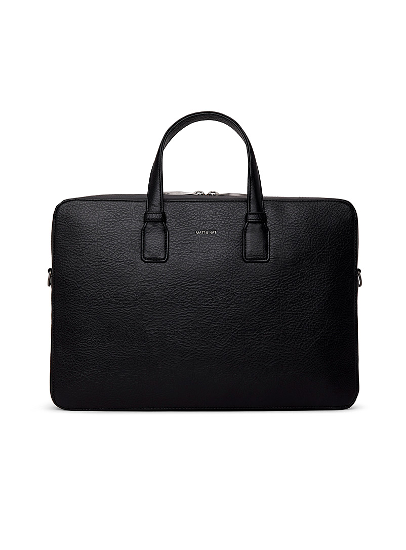 Matt & Nat Black Belem briefcase for men