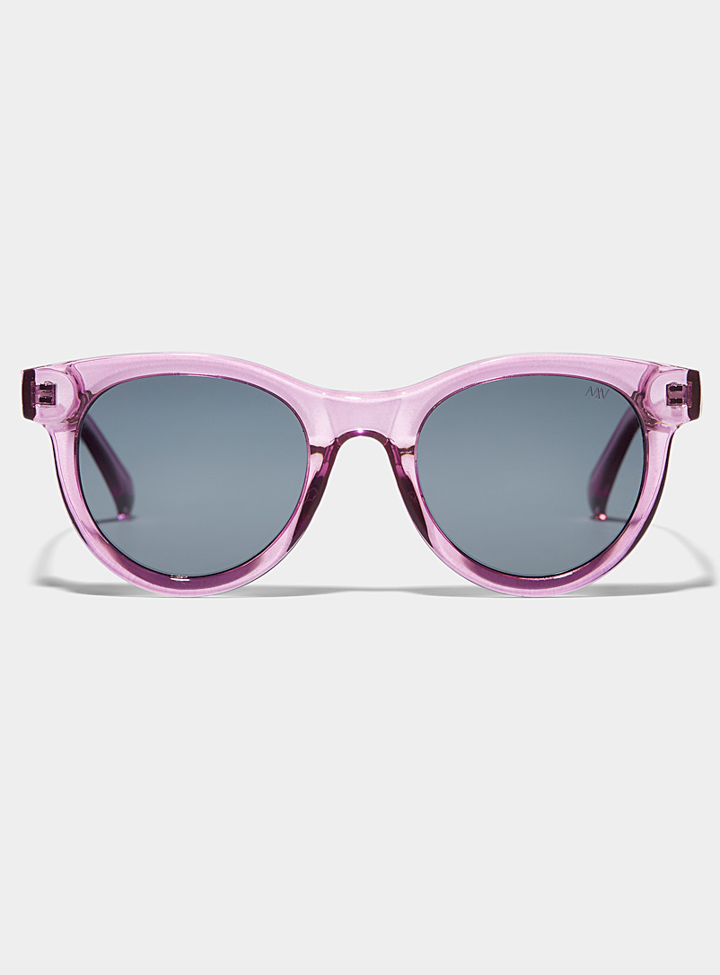 Matt & Nat Lilacs Jazi translucent round sunglasses for women