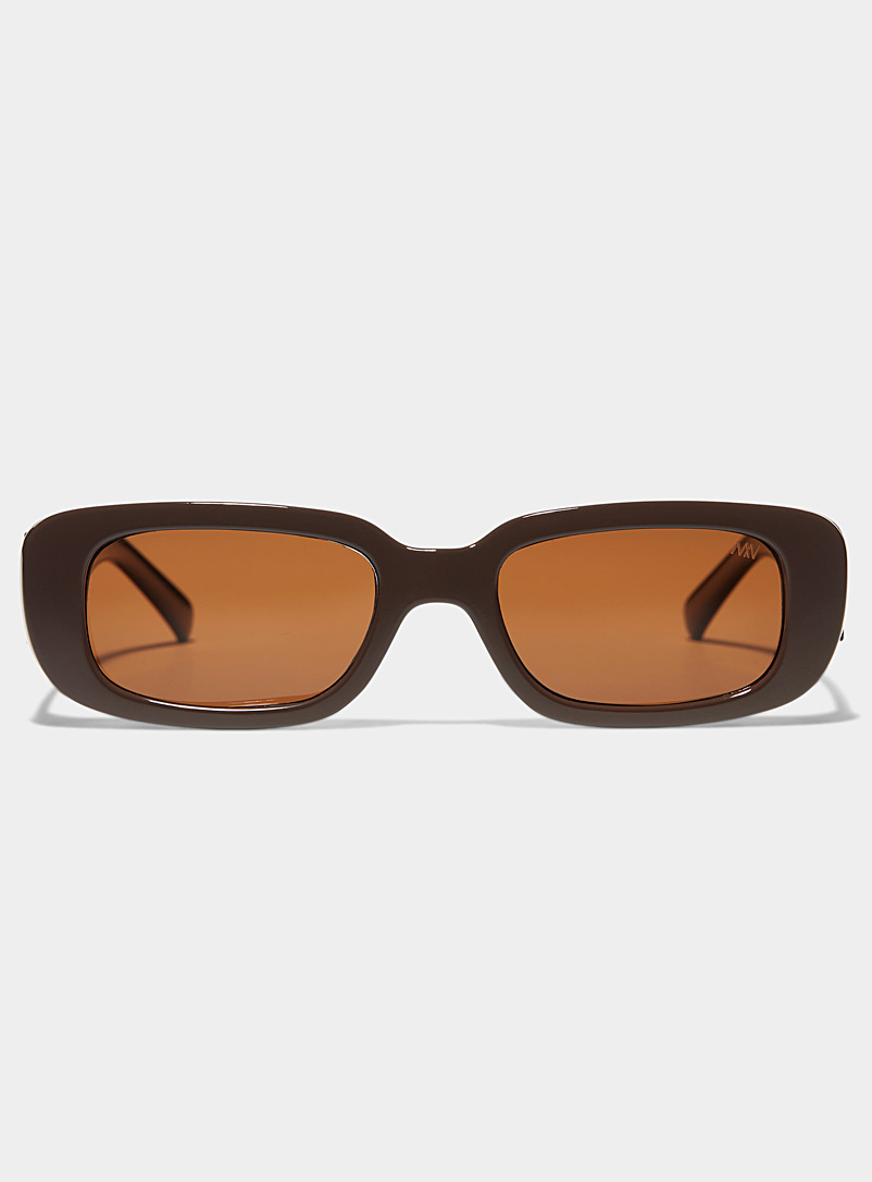 Matt & Nat Brown Kiin rectangular sunglasses for women