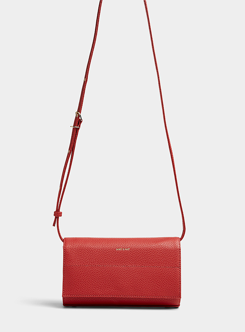 Matt & Nat Ruby Red Emi PURITY shoulder bag for women