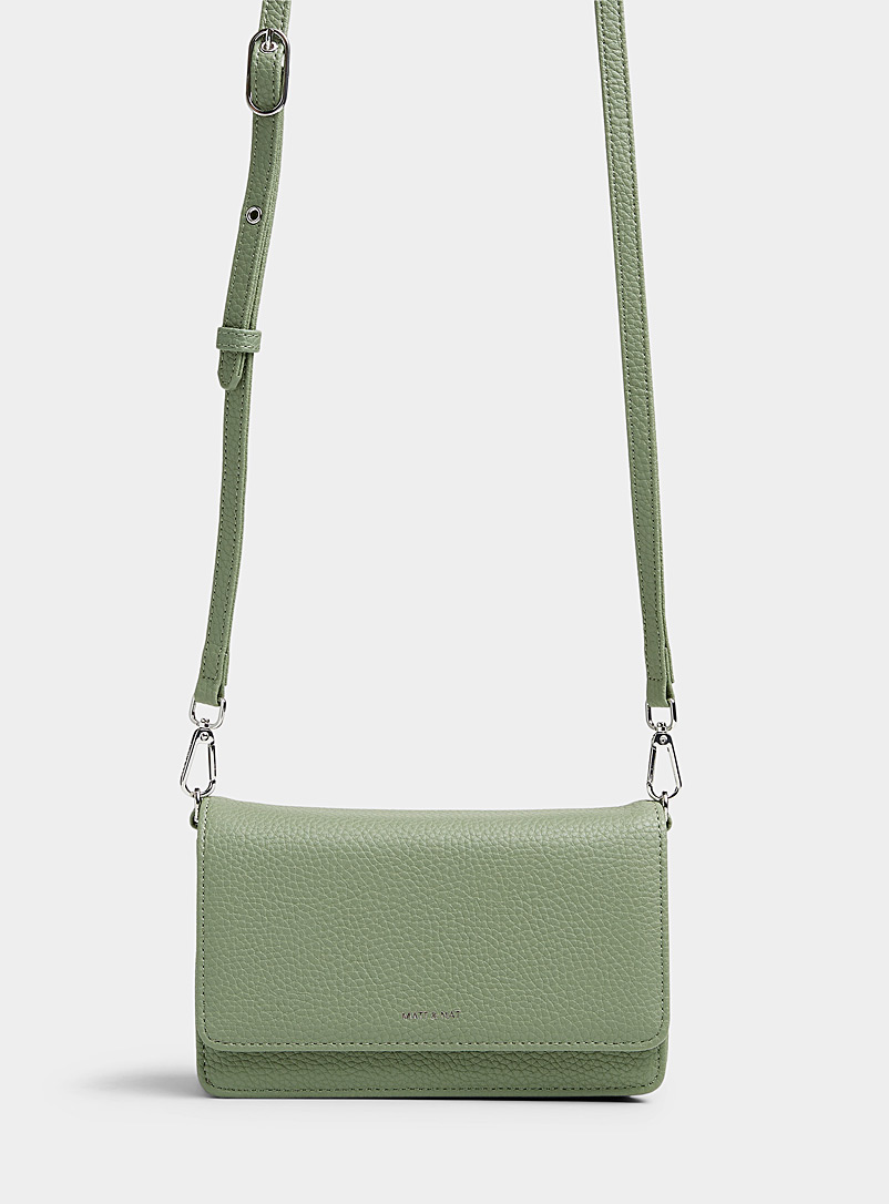 Matt & Nat Green Bee PURITY shoulder bag for women