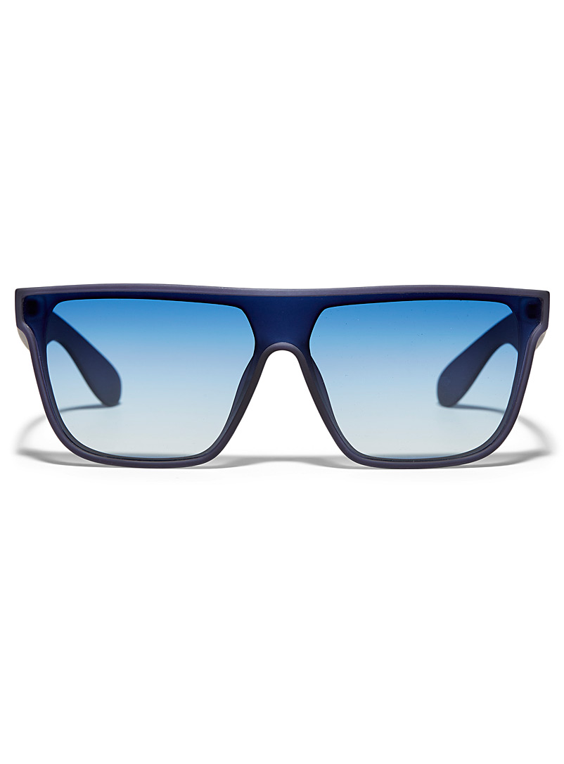 Matt & Nat Blue Feige rectangular sunglasses for men
