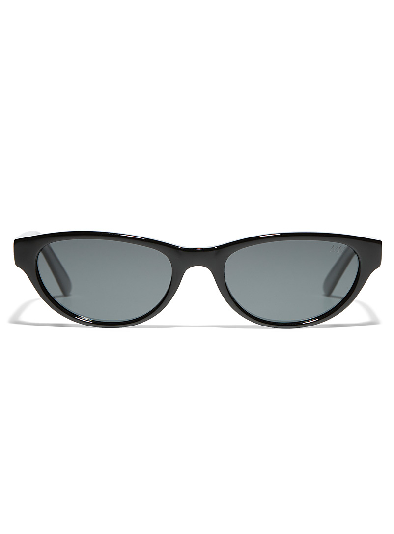 Matt & Nat: Les lunettes de soleil ovales Sumer Noir pour homme