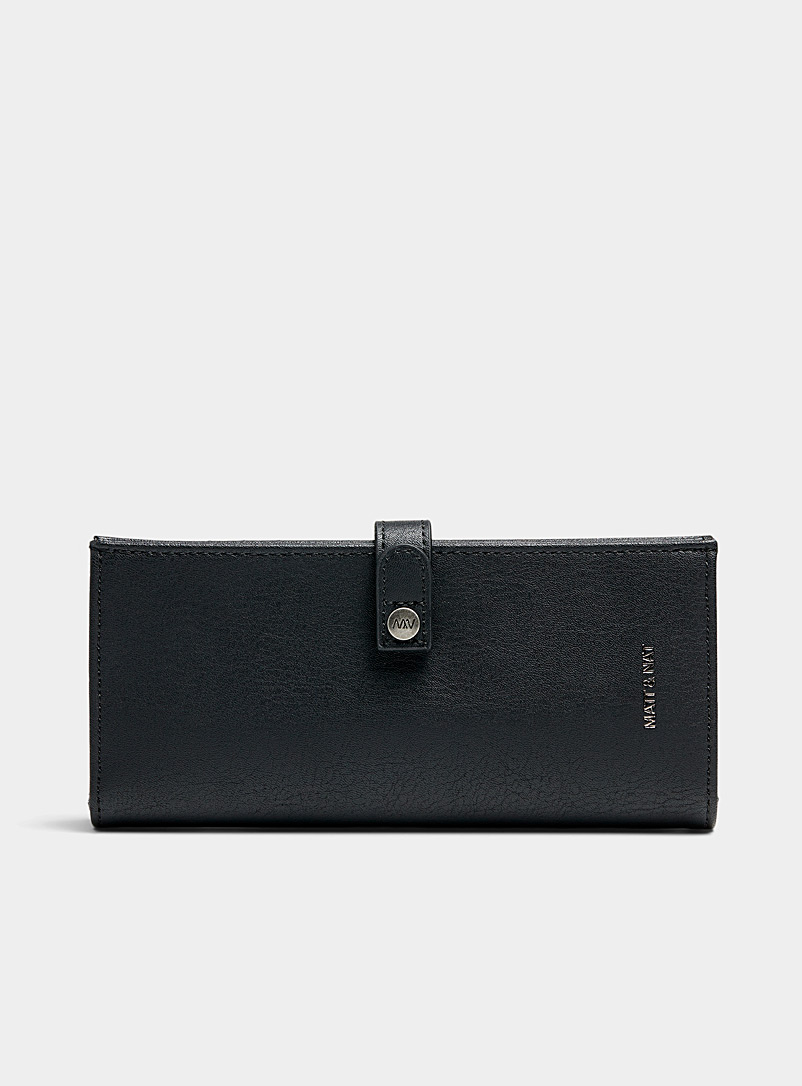 Matt & Nat Black Sosi bi-fold wallet for women