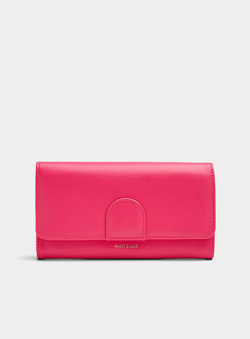 Matt & Nat Fuchsia Mellow bi-fold wallet for women
