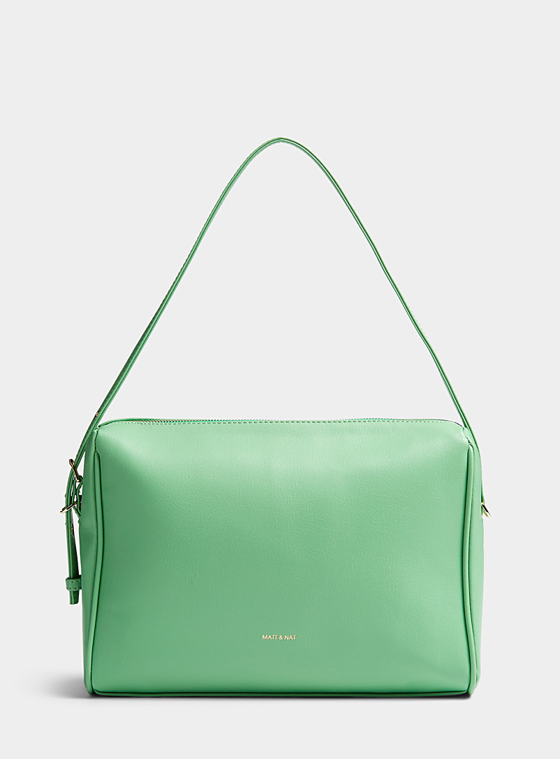 Matt & Nat Lime Green Havana Arbor shoulder bag for women