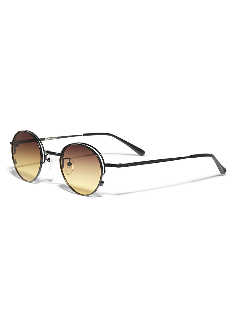 Matt & Nat Silver Eddon round sunglasses for women