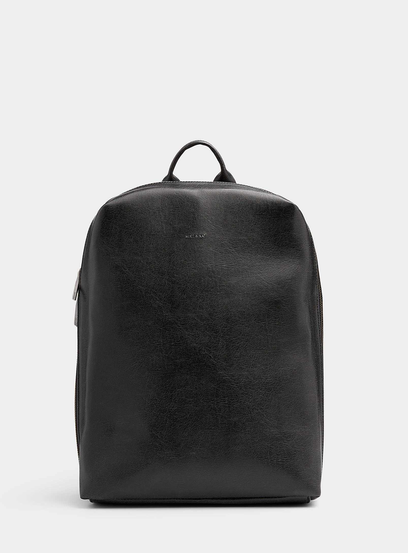 Matt & Nat Bremen Faux-leather Backpack In Black