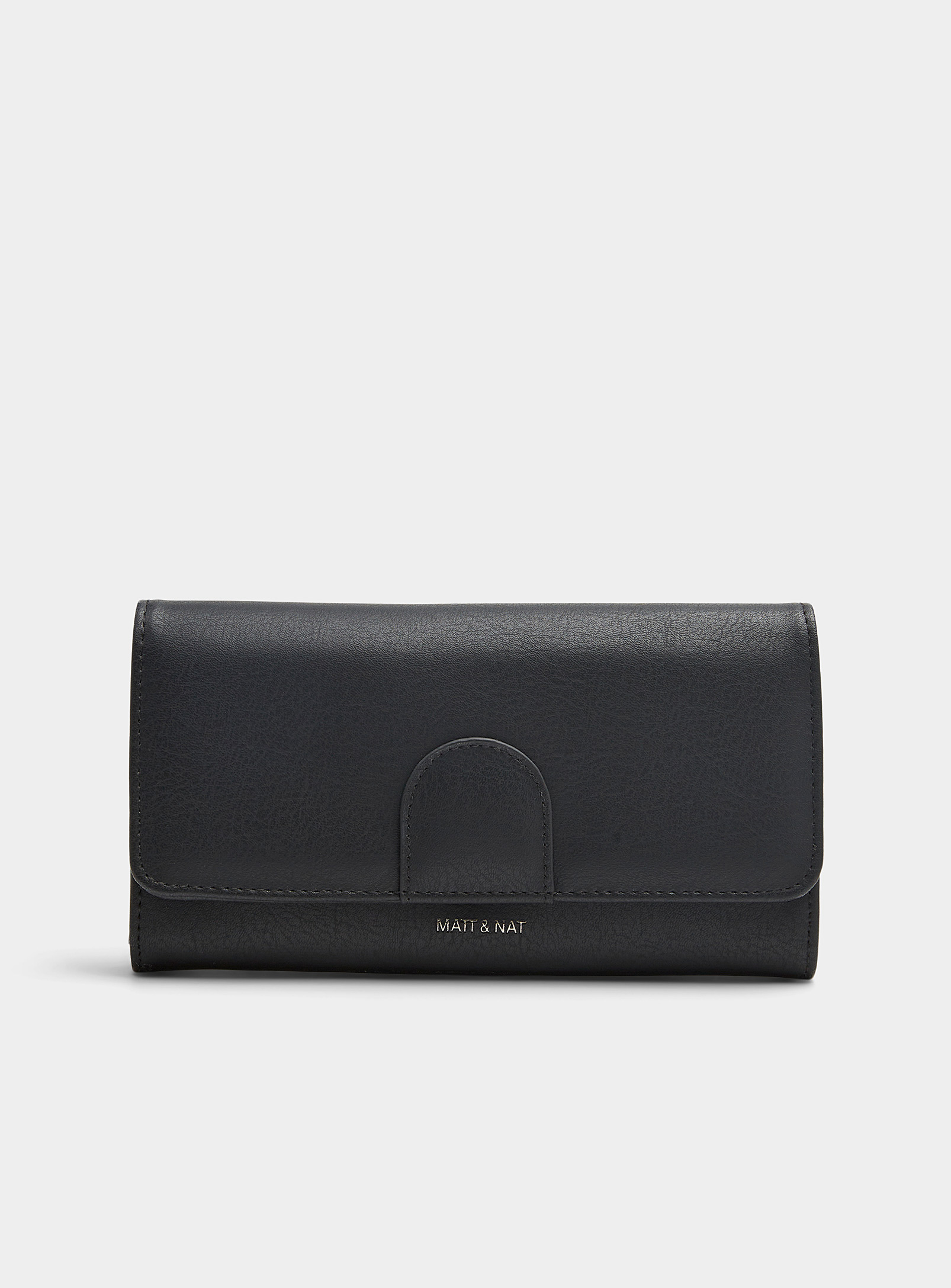 Matt & Nat Mellow Bi-fold Wallet In Black
