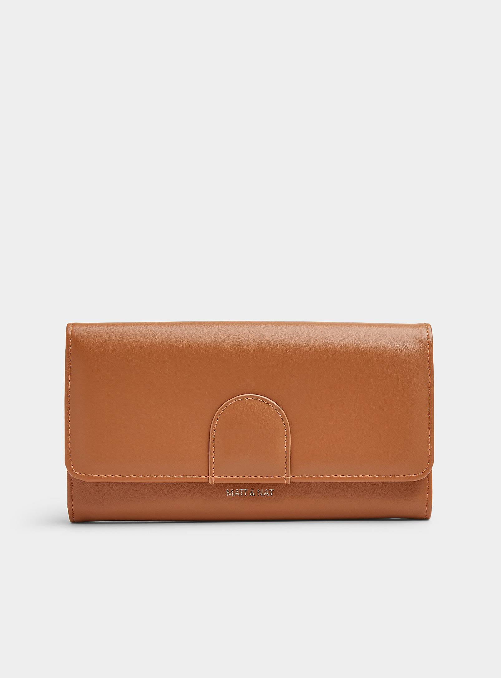 Matt & Nat Mellow Bi-fold Wallet In Brown