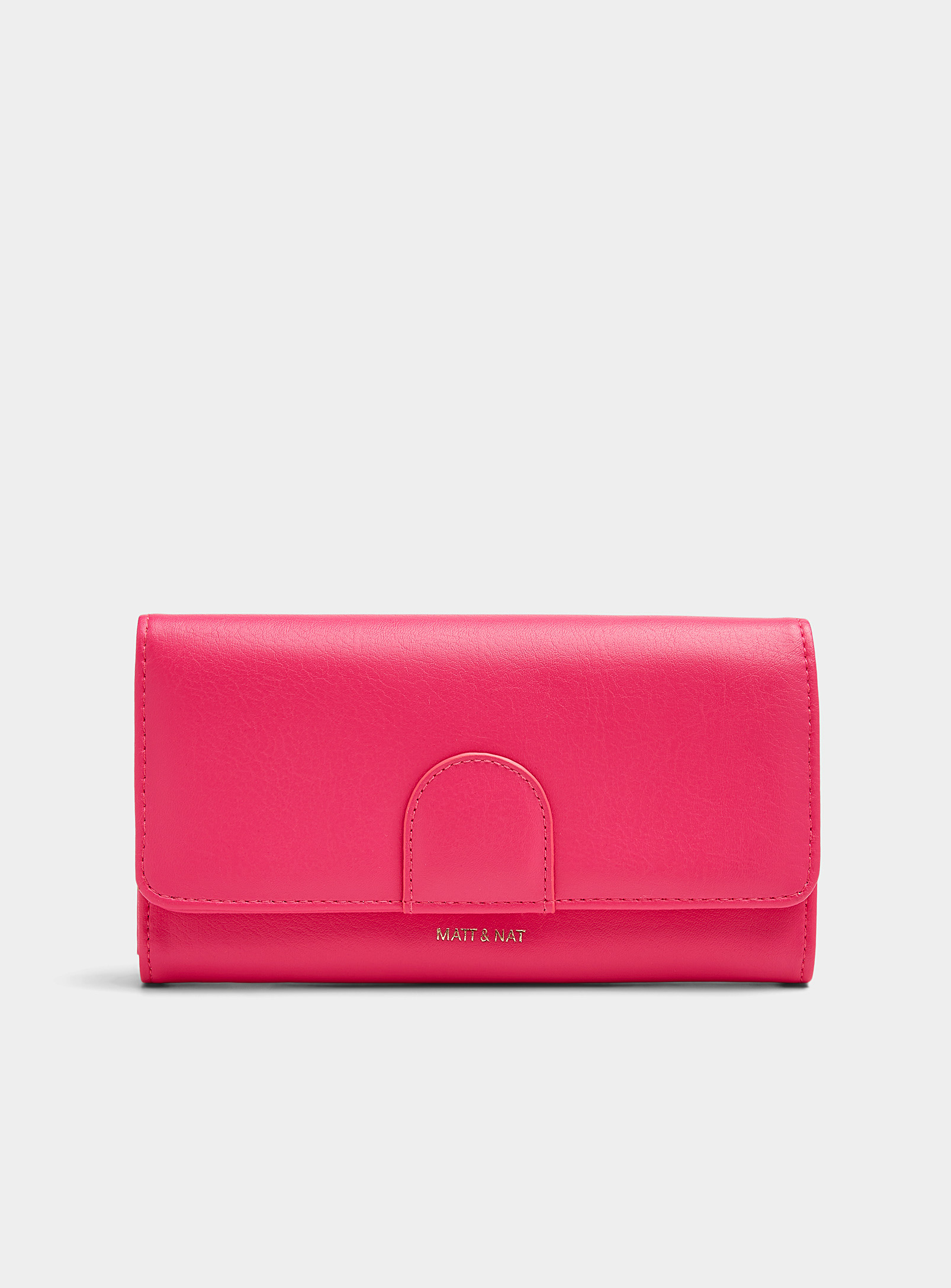 Matt & Nat Mellow Bi-fold Wallet In Pink