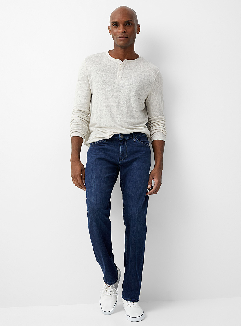 Pantalon Jeans New Man Taille 46 - Occasion TBE, Bleu Denim, Coupe Straight, Classique