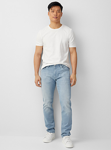 Jake light-blue knit jean Slim fit | Mavi | Shop Men's Skinny & Super ...