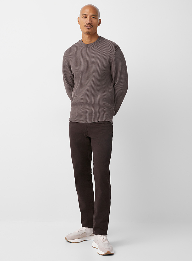 Mavi Medium Brown Marcus SuperMove coloured jean Straight, slim fit for men