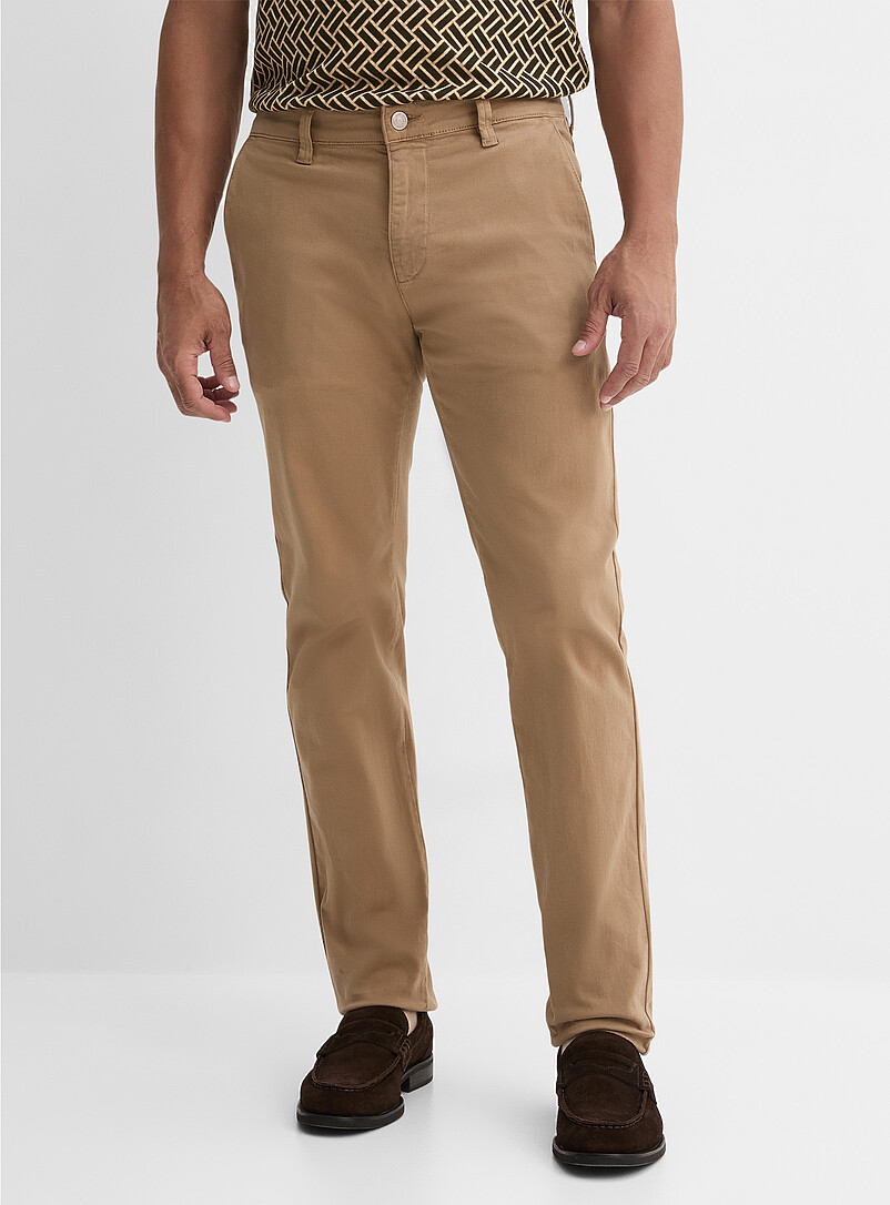 Mavi: Le chino Milton <b>Coupe &eacute;troite</b> Taupe pour homme