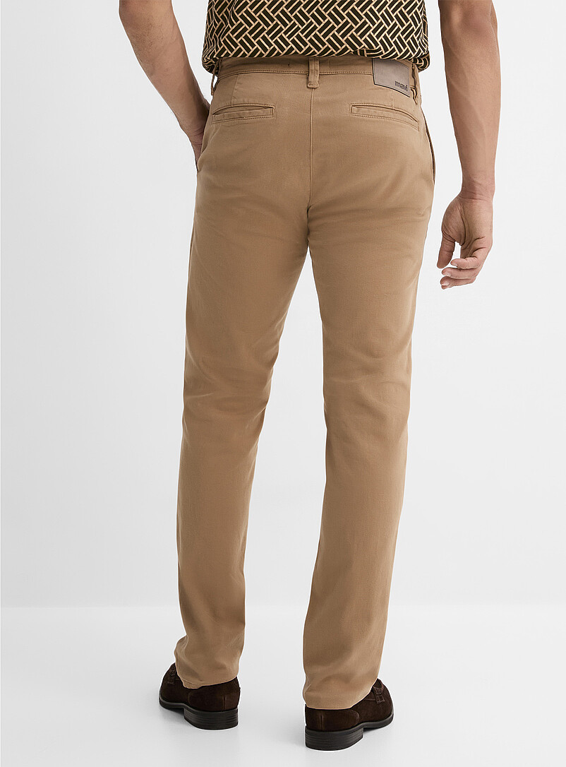 Mavi: Le chino Milton <b>Coupe &eacute;troite</b> Taupe pour homme