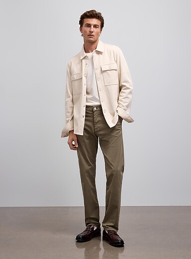 Mavi: Le chino Milton <b>Coupe &eacute;troite</b> Vert assorti pour homme