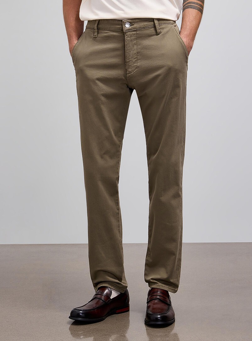 Mavi: Le chino Milton <b>Coupe &eacute;troite</b> Taupe pour homme