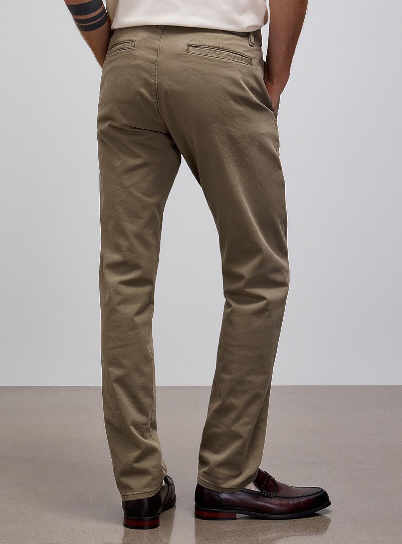 Mavi: Le chino Milton <b>Coupe &eacute;troite</b> Taupe pour homme