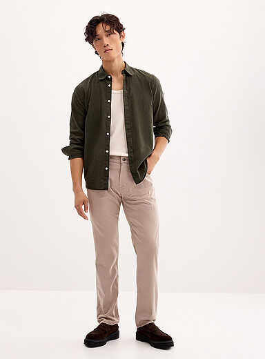 Le pantalon serg&eacute; Marcus <b>Coupe droite &eacute;troite</b>